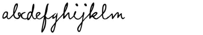Allan Handwriting Font LOWERCASE