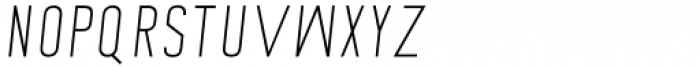 Allegro Sans Regular Oblique Font UPPERCASE