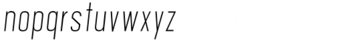 Allegro Sans Regular Oblique Font LOWERCASE
