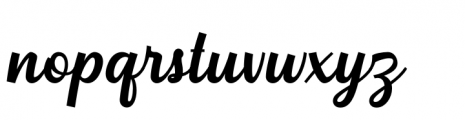 Allentown Regular Font LOWERCASE