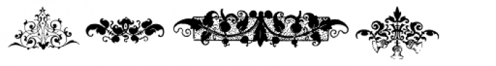 Allerlei Zierat Renaissance Font UPPERCASE