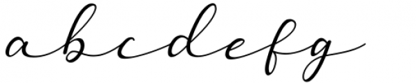 Allesia Italic Font LOWERCASE