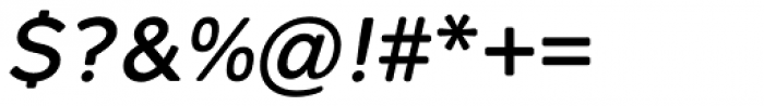 Alleyn Medium Italic Font OTHER CHARS