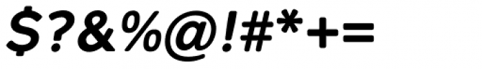 Alleyn SemiBold Italic Font OTHER CHARS