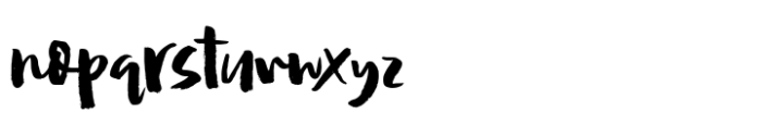 Alleyosha Two Font LOWERCASE