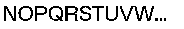Alliance Neue Regular Font UPPERCASE
