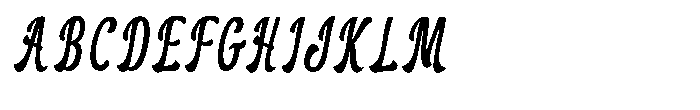 Alligony Italic Font UPPERCASE