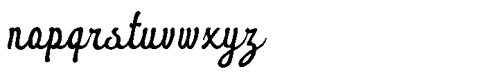Alligony Italic Font LOWERCASE