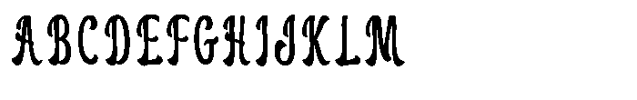 Alligony Regular Font UPPERCASE