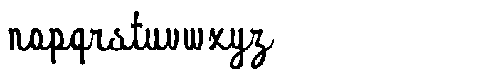 Alligony Regular Font LOWERCASE