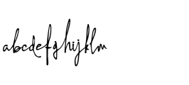 Allison Tessa Signature FONT