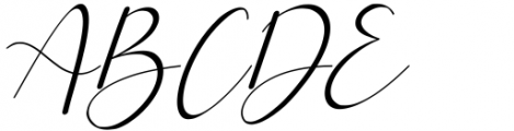 Allitta Calligraphy Italic Font UPPERCASE
