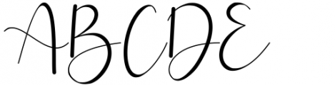 Allitta Calligraphy Regular Font UPPERCASE