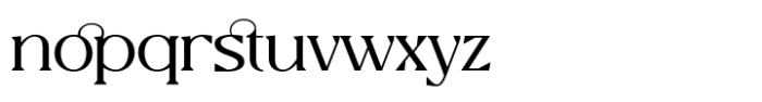 Allogist Regular Font LOWERCASE