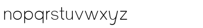 Allomira Thin Font LOWERCASE