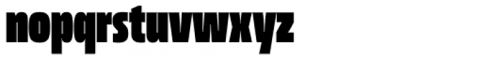 Allotrope Compressed Heavy Font LOWERCASE