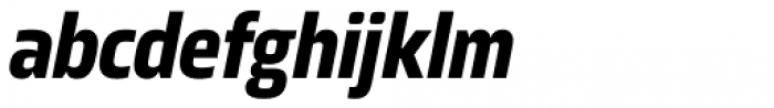 Allotrope Condensed Bold Italic Font LOWERCASE