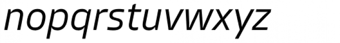 Allotrope Light Italic Font LOWERCASE