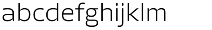 Allotrope Wide Extra Light Font LOWERCASE