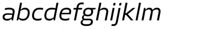 Allotrope Wide Light Italic Font LOWERCASE