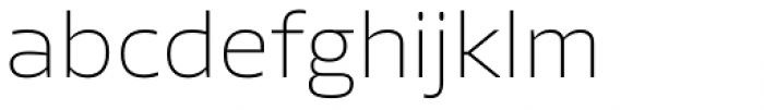 Allotrope Wide Ultra Light Font LOWERCASE