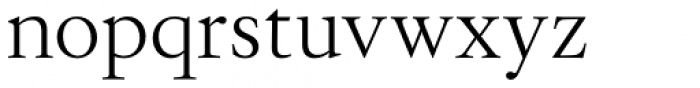 Allrounder Antiqua Book Font LOWERCASE