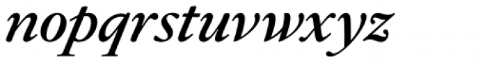 Allrounder Antiqua Medium Italic Font LOWERCASE