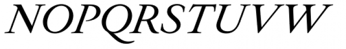 Allrounder Antiqua Regular Italic Font UPPERCASE
