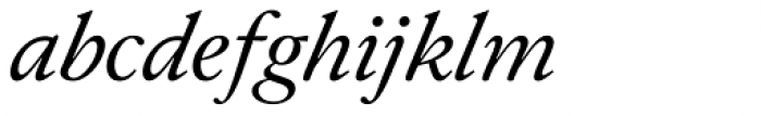 Allrounder Antiqua Regular Italic Font LOWERCASE