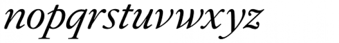 Allrounder Antiqua Regular Italic Font LOWERCASE