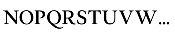 Allrounder Antiqua Regular Font UPPERCASE