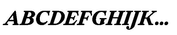 Allrounder Baroque Bold Italic Font UPPERCASE