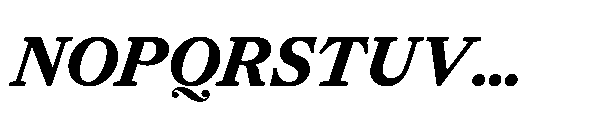 Allrounder Baroque Bold Italic Font UPPERCASE