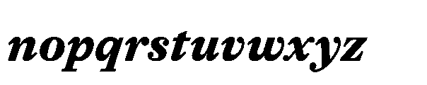 Allrounder Baroque Bold Italic Font LOWERCASE