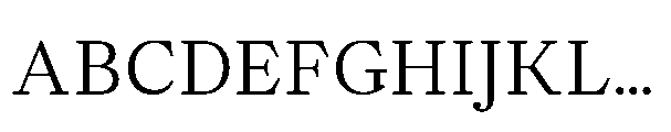 Allrounder Baroque Book Font UPPERCASE