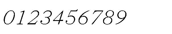 Allrounder Baroque Light Italic Font OTHER CHARS