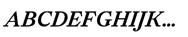 Allrounder Baroque Medium Italic Font UPPERCASE