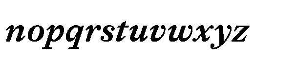 Allrounder Baroque Medium Italic Font LOWERCASE