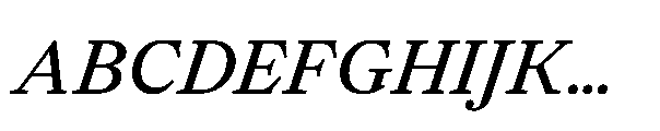 Allrounder Baroque Regular Italic Font UPPERCASE