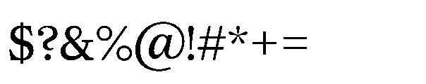 Allrounder Baroque Regular Font OTHER CHARS