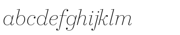 Allrounder Didone Big XLight Italic FONT