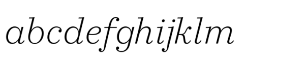 Allrounder Didone Light Italic FONT