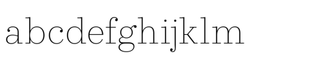 Allrounder Didone XLight FONT