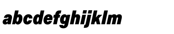 Allrounder Grotesk Compressed Black Italic FONT