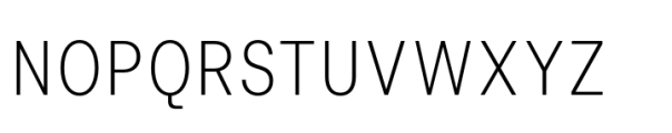Allrounder Grotesk Compressed Light Font UPPERCASE