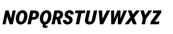 Allrounder Grotesk Compressed XBold Italic Font UPPERCASE