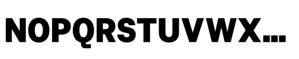 Allrounder Grotesk Condensed Black Font UPPERCASE