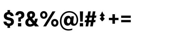 Allrounder Grotesk Condensed Bold Font OTHER CHARS