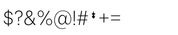 Allrounder Grotesk Condensed Light Font OTHER CHARS