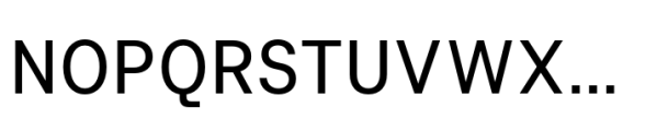 Allrounder Grotesk Condensed Regular Font UPPERCASE